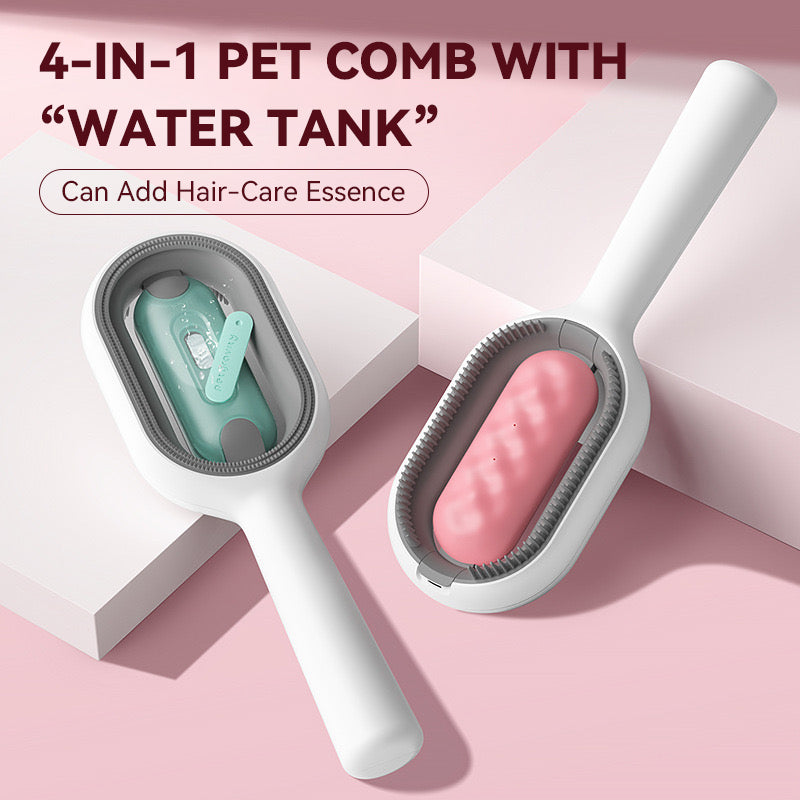 4-in-1 Magic Pet Comb with Water Tank